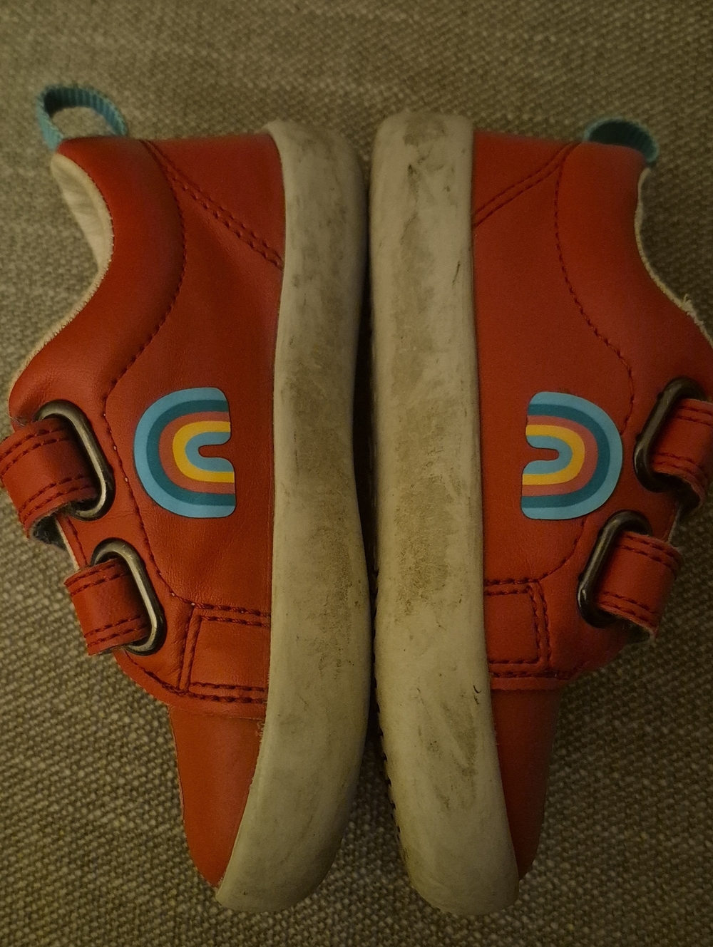 ten little Everyday Original Red Unicorn Customized Sneakers - Picture 3 of 5